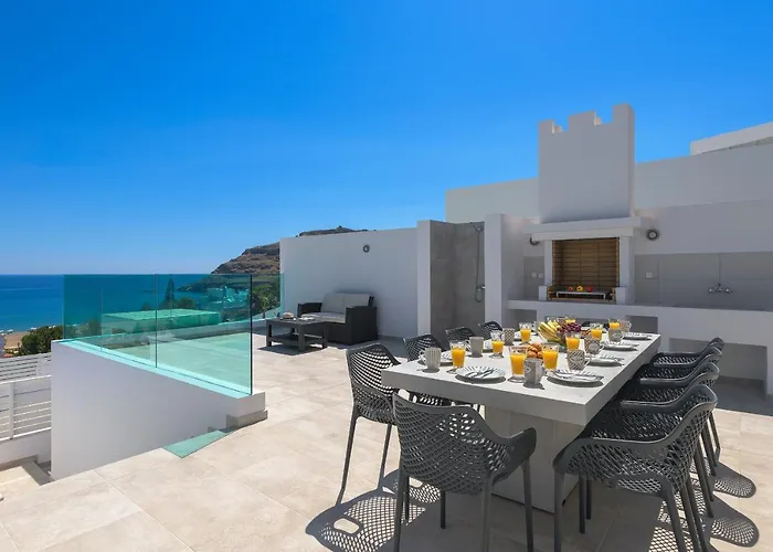 Villa Hermes With Pool & Jacuzzi In Lindos