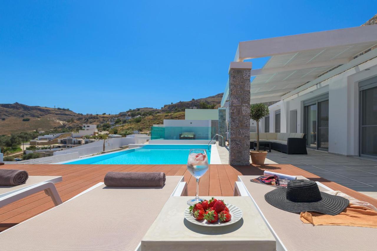 Hermes With Pool & Jacuzzi In Lindos (Rhodes)