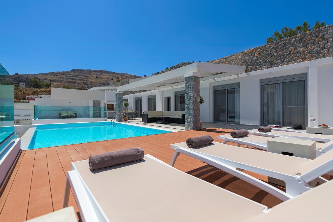 Hermes With Pool & Jacuzzi In Villa Lindos (Rhodes)